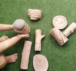 Wooden Counting Game